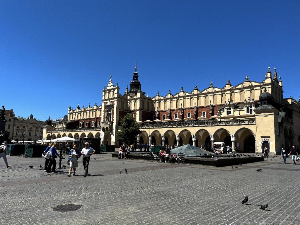 Market Square in Krakow Poland